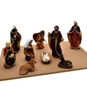 PRESEPIO RESINA 9PS 17CM 2231644 LUNA