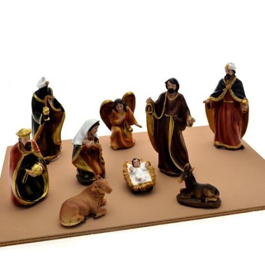 PRESEPIO RESINA 9PS 17CM 2231644 LUNA