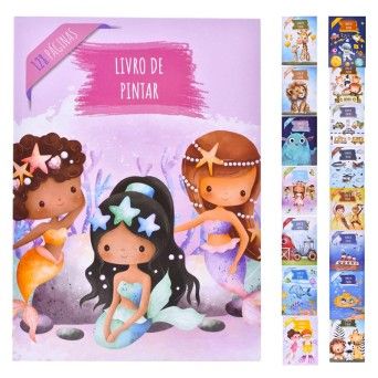LIVRO PINTAR 20X27CM 128PG CX36