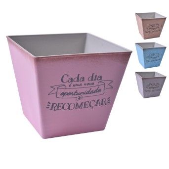 VASO PLT QUAD 17X17X15CM 0428-02B CX36