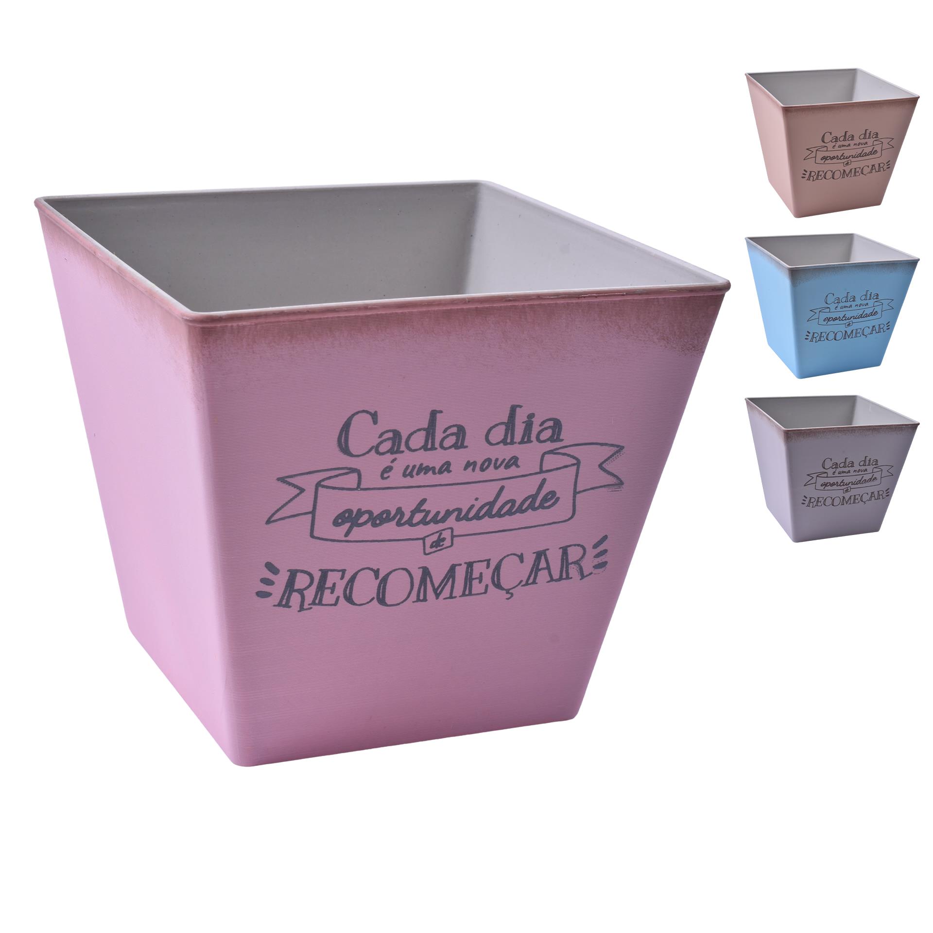 VASO PLT QUAD 17X17X15CM 0428-02B CX36 VASO PLT QUAD 17X17X15CM 0428-02B CX36