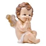 ANJO CERAMICA SENTADO 14,5CM ANJO CERAMICA SENTADO 14,5CM