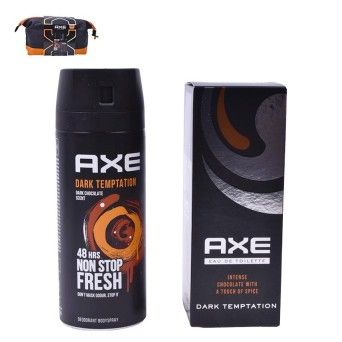 AXE EDT 100ML+DEO SPRAY 150ML DARK TEMPT