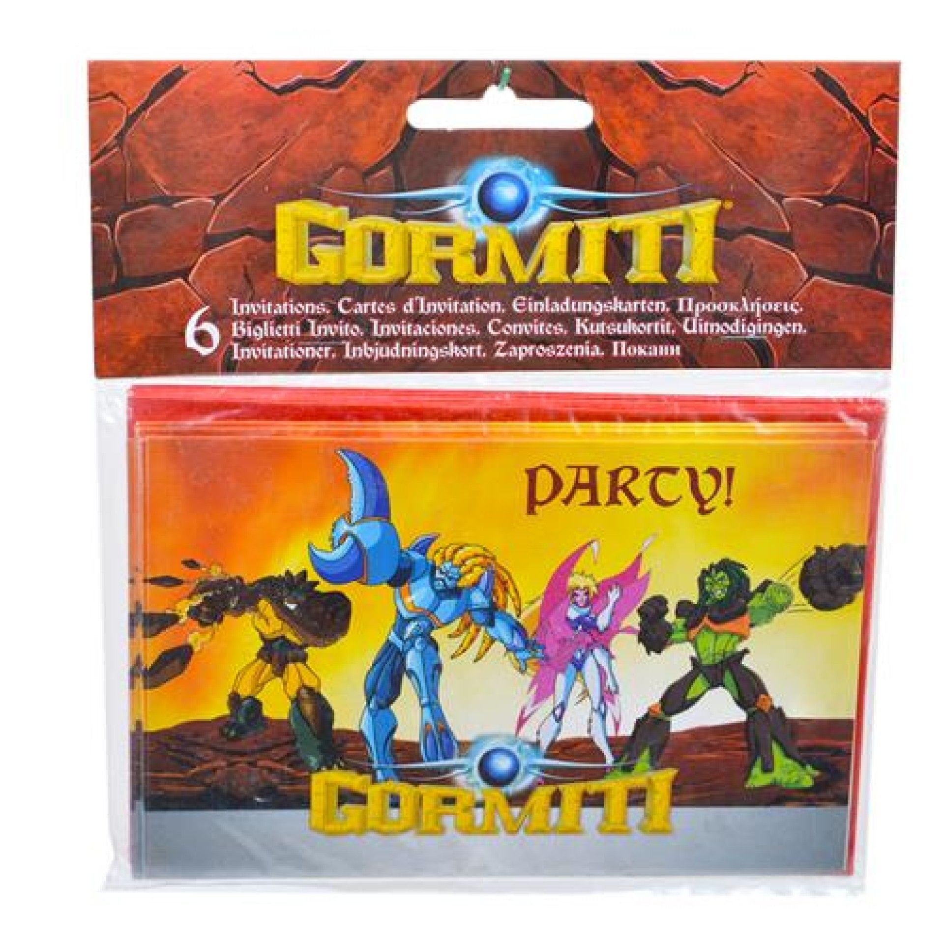 CONVITES GORMITI 6UNI CONVITES GORMITI 6UNI