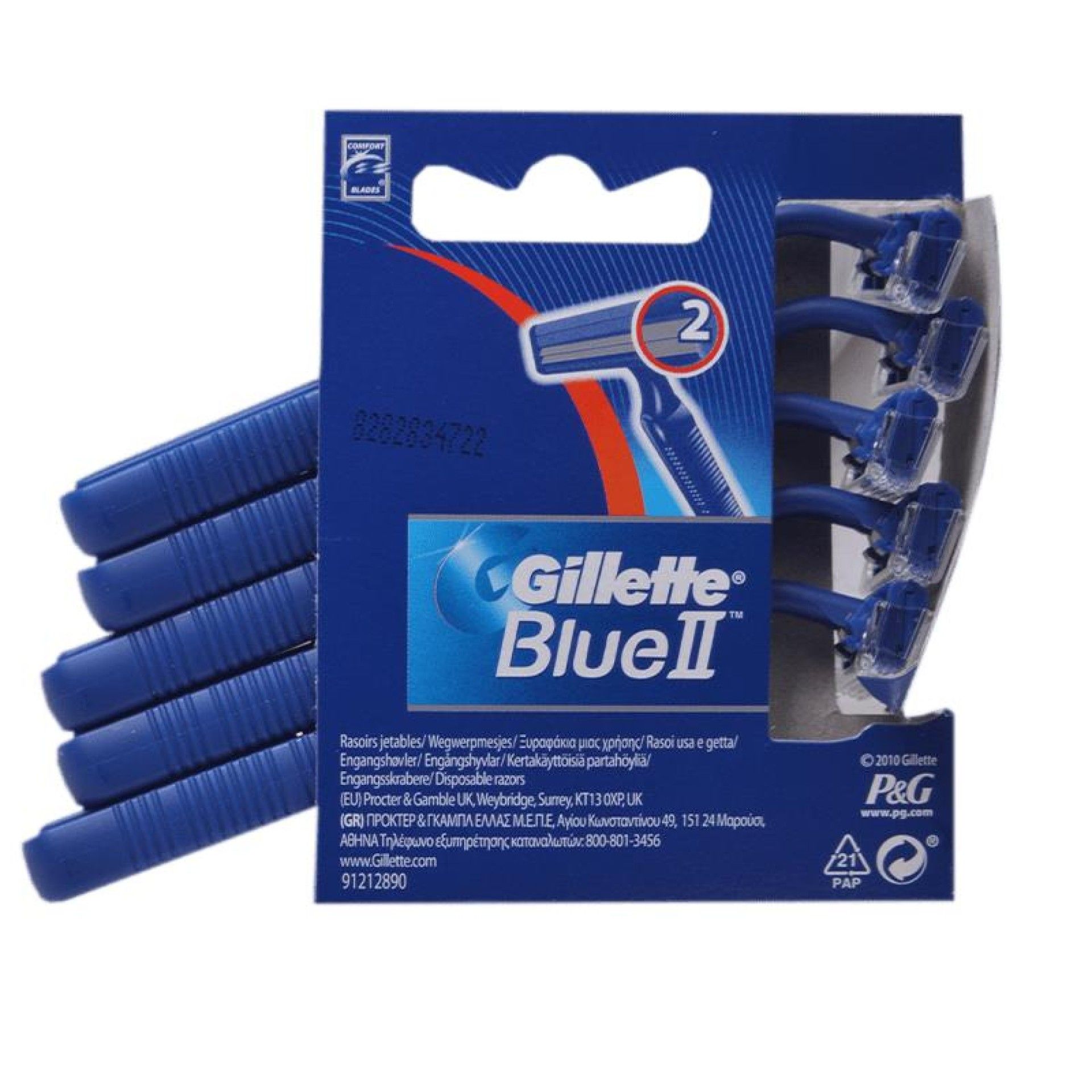 GILLETTE BLUE II 5PÇS GILLETTE BLUE II 5PÇS