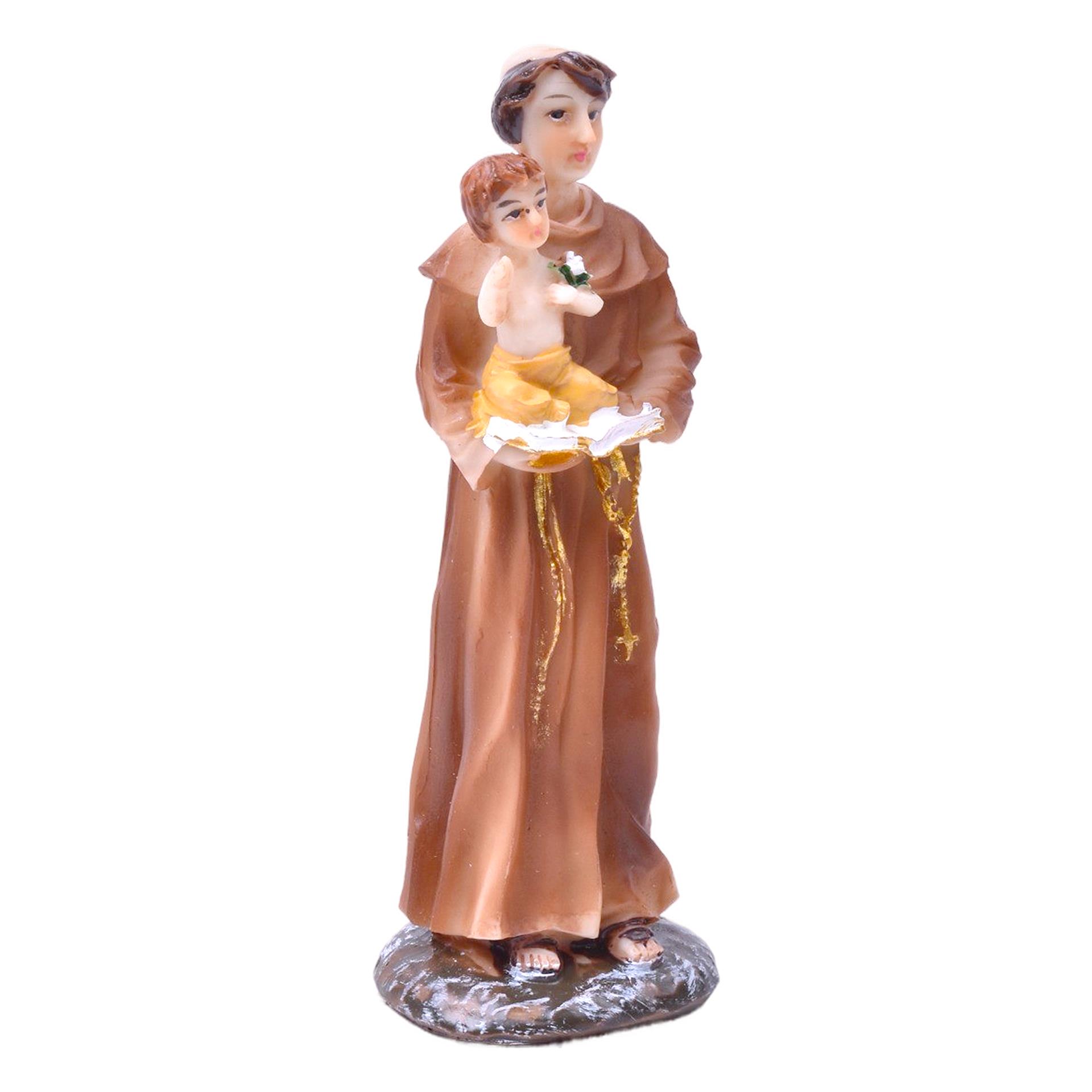 RESINA STO ANTONIO 11CM CX6 RESINA STO ANTONIO 11CM CX6