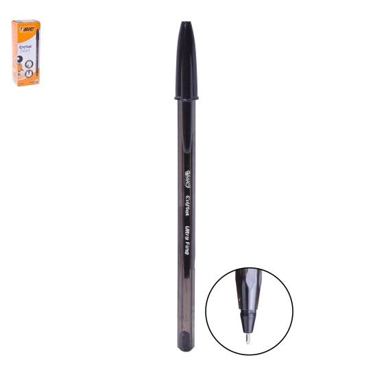CANETA BIC CRISTAL EXACT PRETO 20UNI