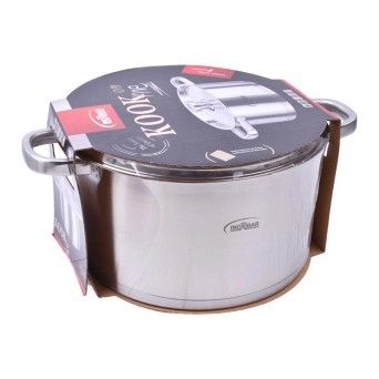 CAAROLA  ALTA C/TAMPA INOX KOOK ME 24CM
