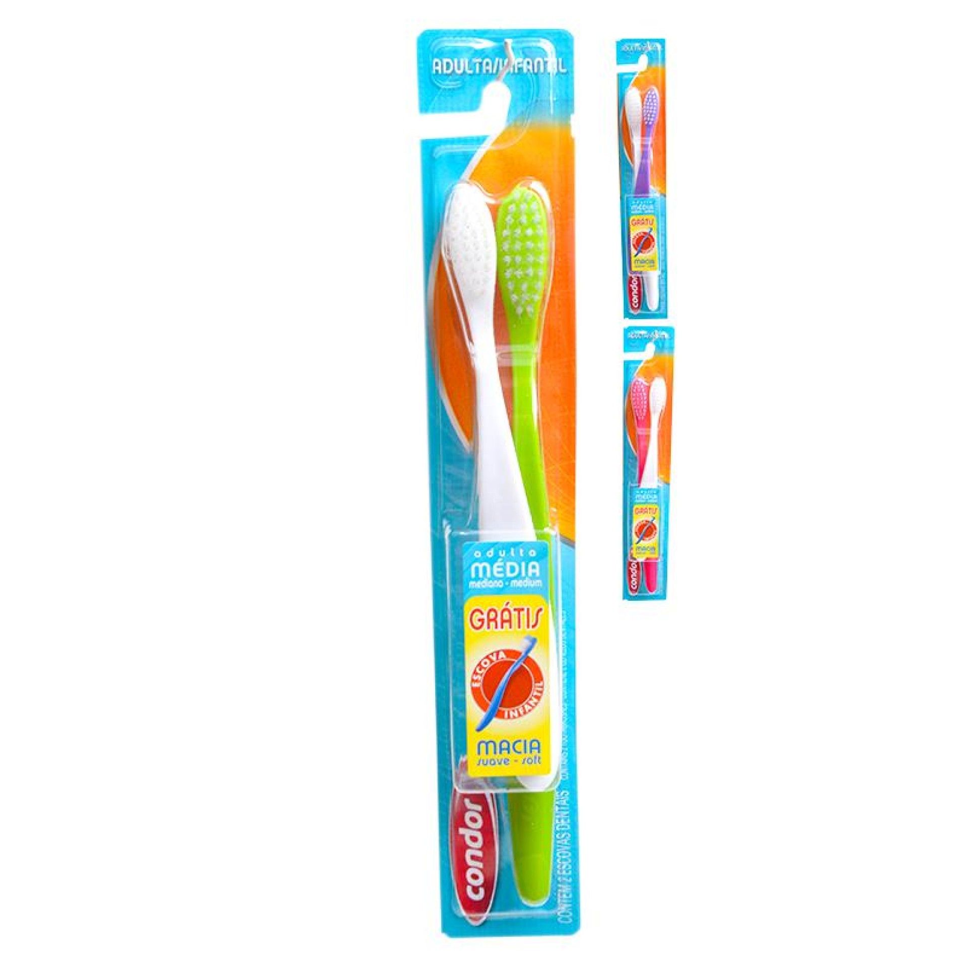 CONJ. 2 ESCOVAS DENTES8030 CONJ. 2 ESCOVAS DENTES8030