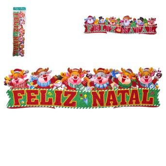 PINGENTE FELIZ NATAL 1878-005-P CX396