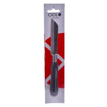 FACA P/ VEGETAIS CABO PRETO 9CM