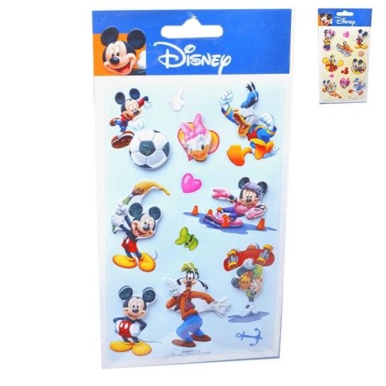 AUTOCOLANTES C/ RELEVO MICKEY AUTOCOLANTES C/ RELEVO MICKEY