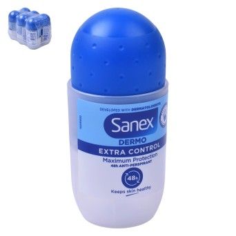 SANEX ROLL-ON EXTRA CONTROL 50ML CX6