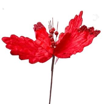 FLOR HASTE LONGA M.91022 VERMELHO