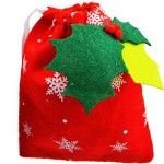 SACO NATAL FELTRO 19X16CM