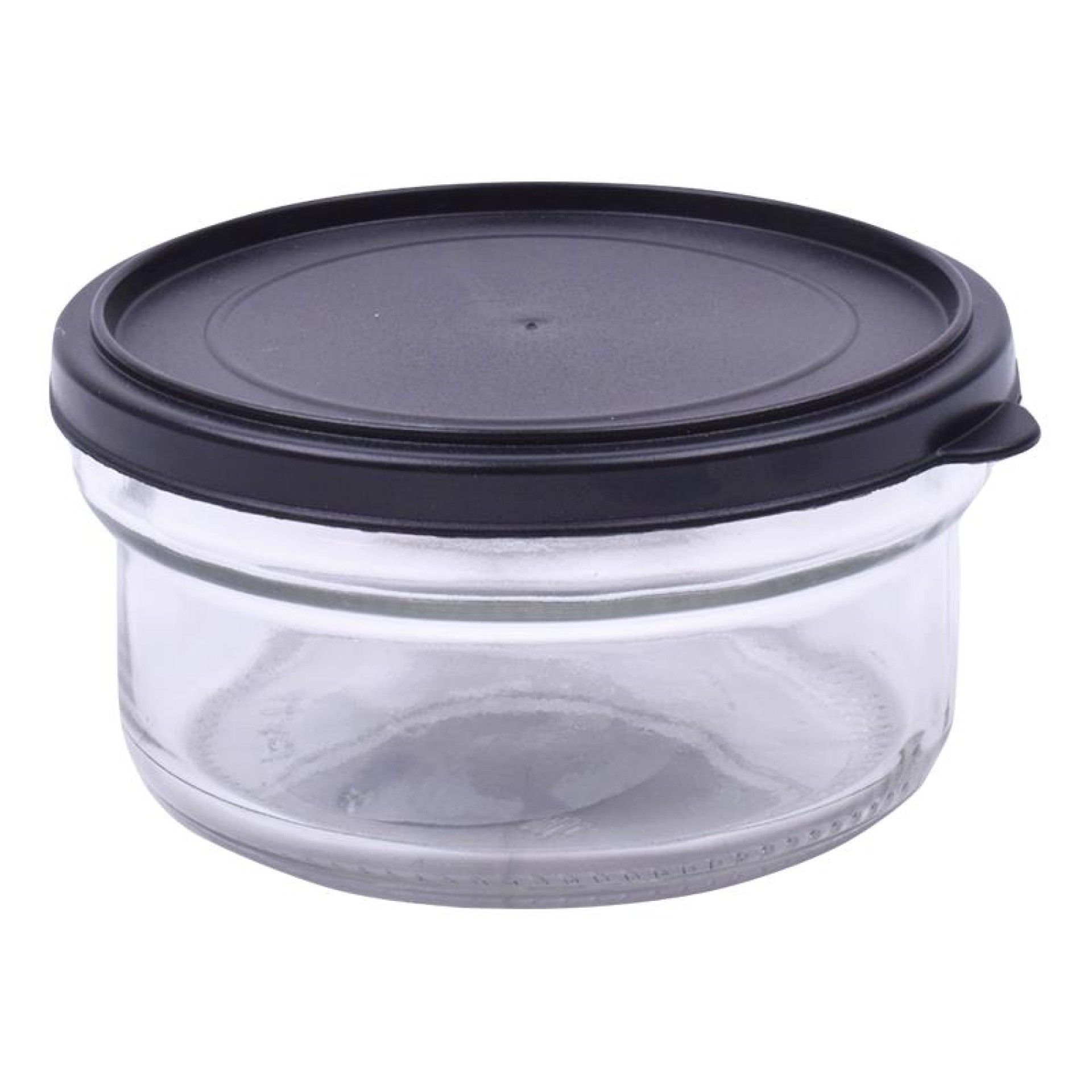 RECIPIENTE VIDRO REDONDO 415ML PRETO RECIPIENTE VIDRO REDONDO 415ML PRETO