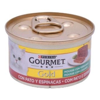 GOURMET GOLD GATO PATO+ESPINAF85G