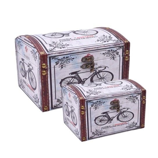CONJ. 2 BAUS DEC. BICICLETA 68601 CONJ. 2 BAUS DEC. BICICLETA 68601
