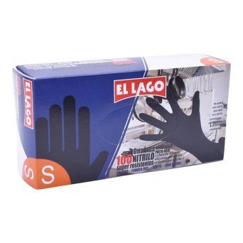LUVA NITRILO PRETO 100UNI T.P.