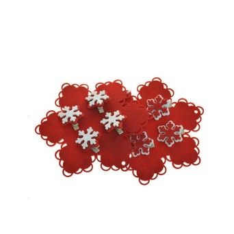 FLOCO NEVE FELTRO C/ 4 MOLAS 5040464 LUNA