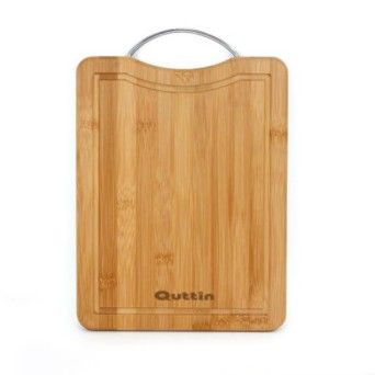 TABUA BAMBU C/ASA METAL 32.5X25CM