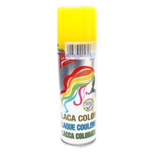 LACA COLOR SPRAY CABELO AMAR. 125ML LACA COLOR SPRAY CABELO AMAR. 125ML
