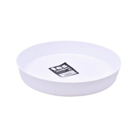 PLASTICO PRATO VASO BRANCO 8711