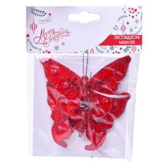PENDURANTE BORBOLETA VRM C/PER2UN C/GRAMPO