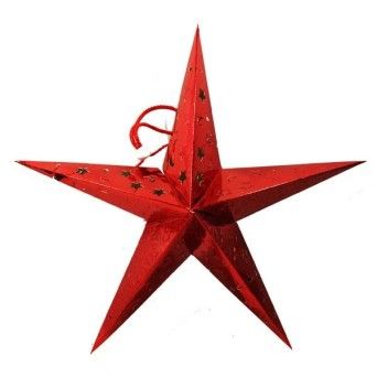 DEC. ESTRELA NATAL PEND. 55CM