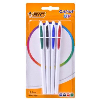 CANETAS BIC CRISTAL UP 4UN