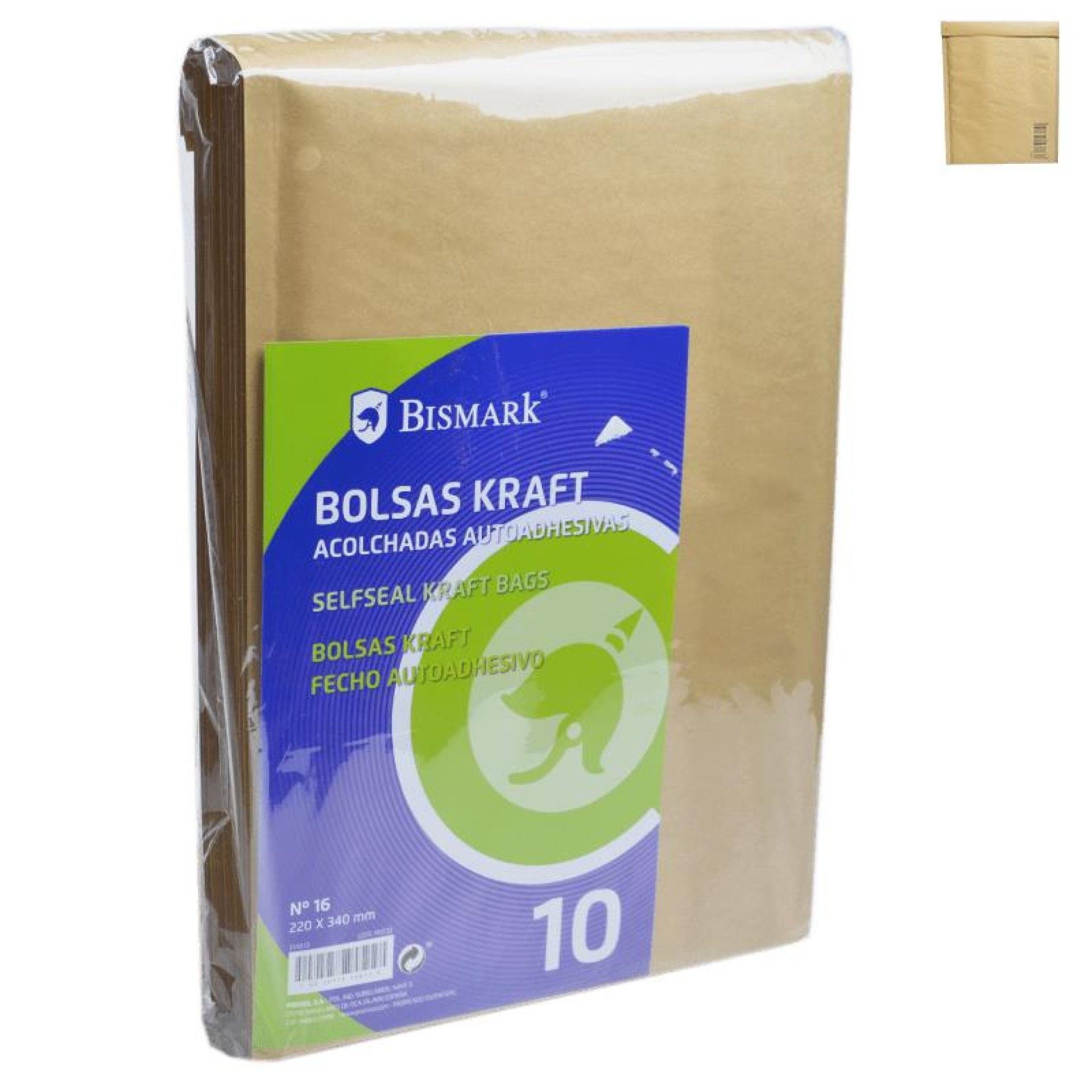 ENVELOPE ALMOFADADO Nº 17 220X340 10UNID. ENVELOPE ALMOFADADO Nº 17 220X340 10UNID.