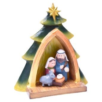 DEC PRESEPIO 15X6X13,5CM 2981-007 CX96