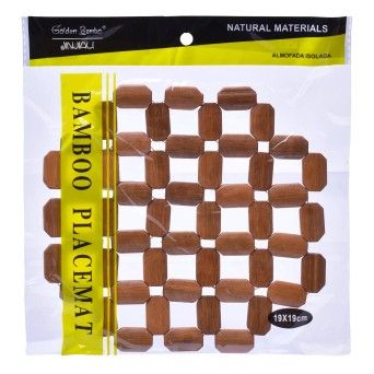 BASE BAMBU HEXAG 19CM 2375-301 CX288