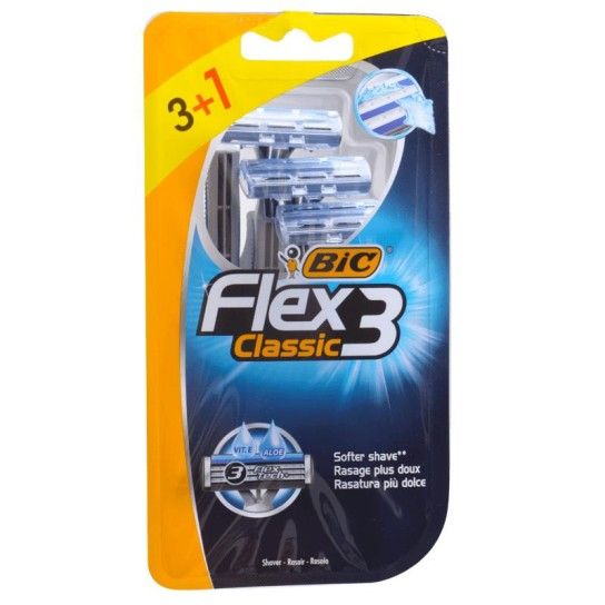 MAQ. BARBEAR BIC FLEX 3 3+1UNI MAQ. BARBEAR BIC FLEX 3 3+1UNI