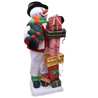 BONECO NEVE C/LUZ 60CM 2606-102-75 CX6