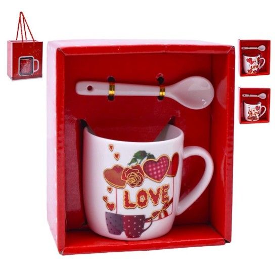 SET CANECA E COLHER 7,2X7,2 2645-109-06 CX120