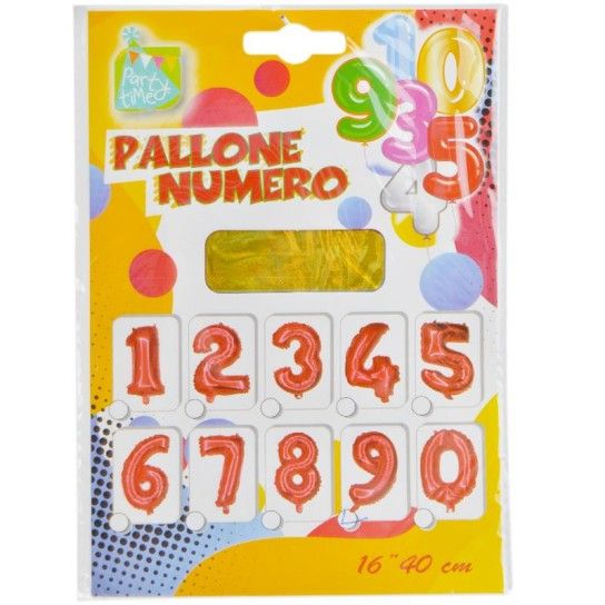 BALAO NUMERO 0 DOURADO C/ 40 CM