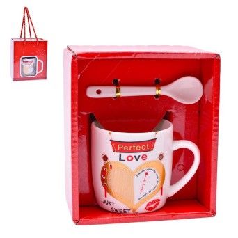 SET CANECA E COLHER 7,2X7,2 2645-109-07 CX120