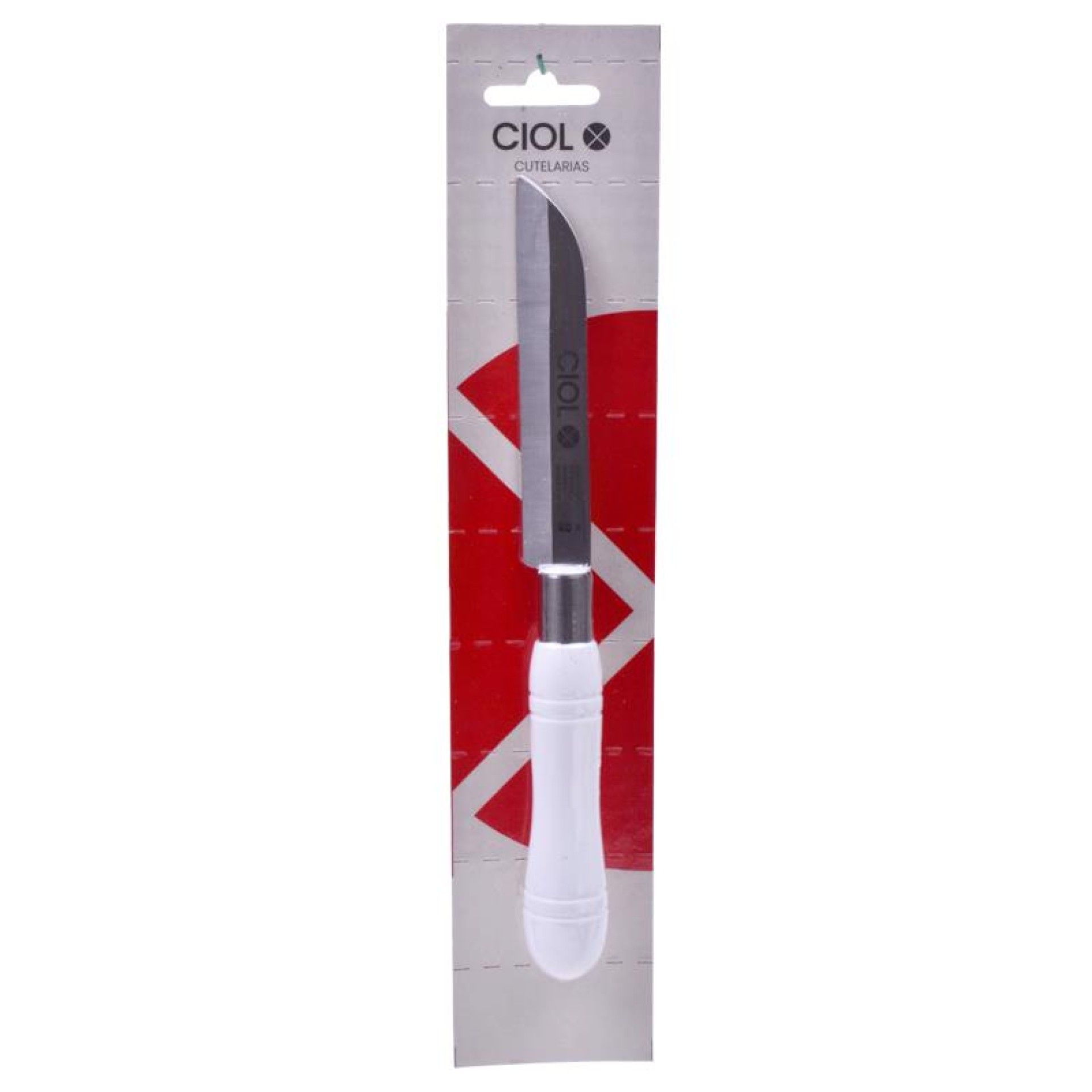 FACA P/ VEGETAIS CABO BRANCO 11CM FACA P/ VEGETAIS CABO BRANCO 11CM