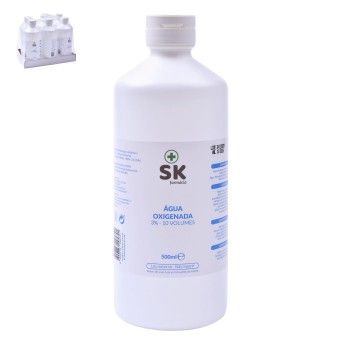 AGUA OXIGENADA 3% 10 VOLUMES SK 500ML