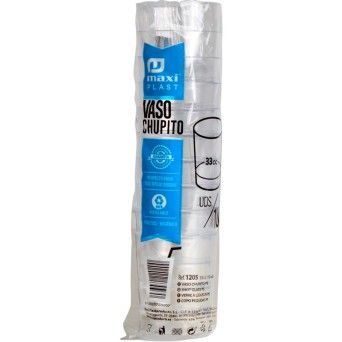 COPOS SHOT PLAST. 33CC TRANSP. 10UNI CX96