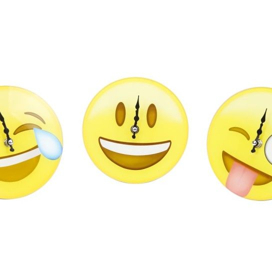 RELOGIO PAREDE EMOJI 17CM  REF 185330