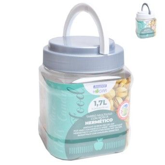 FRASCO PLASTICO QUADR. 1,7 LT REF. 01615