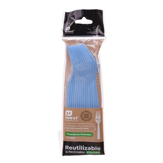 GARFO REUT AZUL 16.5CM 15UN 1346R