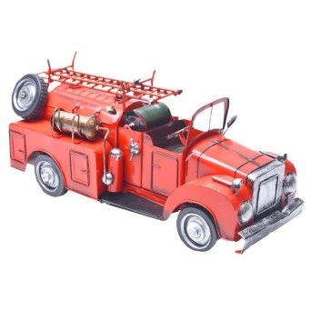 CARRO BOMBEIROS METAL 15X39.5CM 2501-014