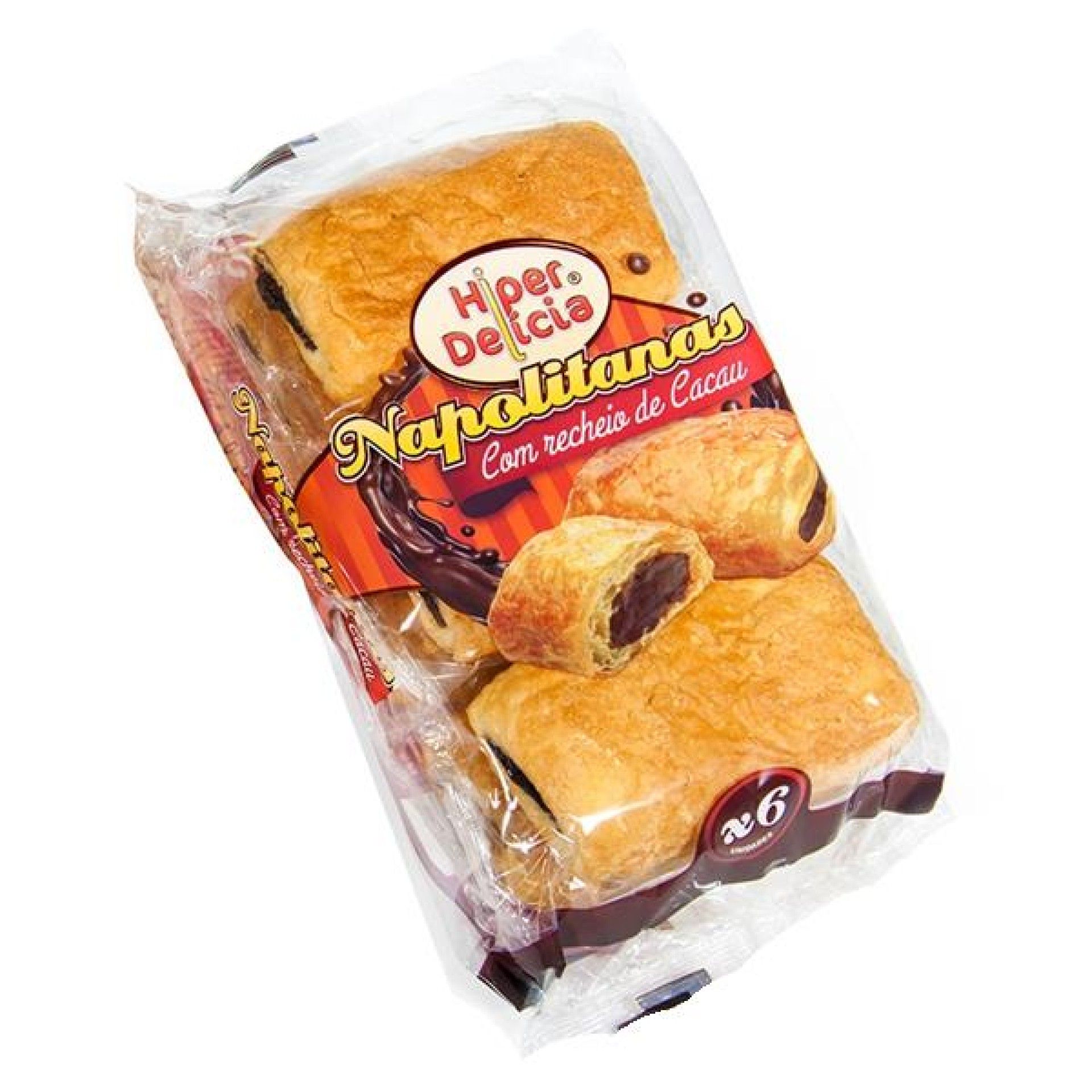 NAPOLITANAS CHOC. 6 UNI 240G NAPOLITANAS CHOC. 6 UNI 240G
