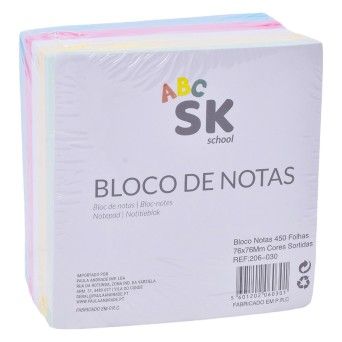 BLOCO NOTAS 450F 76X76MM 206-030CX144