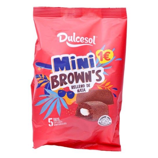 MINI BROWNIE NATA 5UN 110G