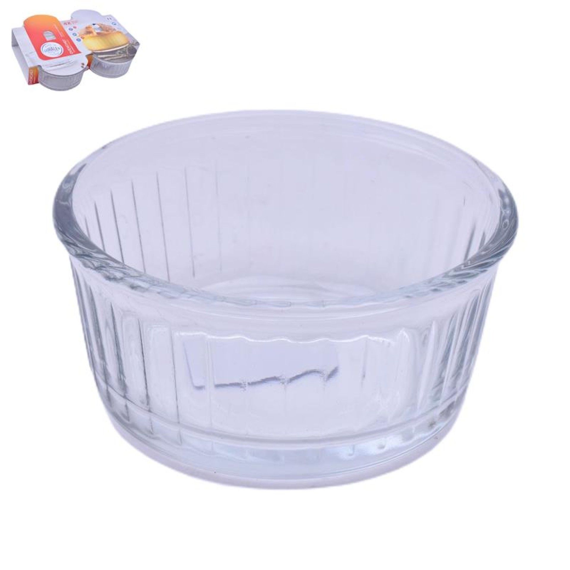 CONJ. 4 RAMEQUINS VIDRO OVENCHEF 13CL CONJ. 4 RAMEQUINS VIDRO OVENCHEF 13CL