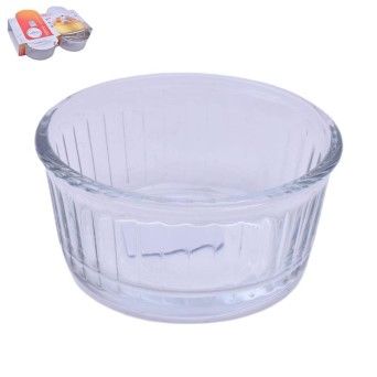 CONJ. 4 RAMEQUINS VIDRO OVENCHEF 13CL